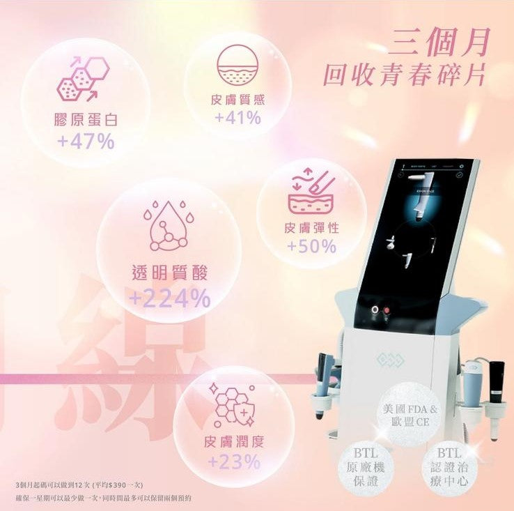 BTL Exion 眼、面、頸(三個月任做計劃)